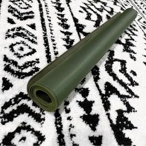 Green Faux Leather Mat